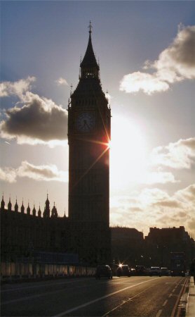 Big Ben Sun Set